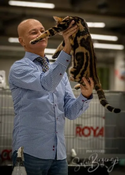 Mr. Martti Peltonen, giudice internazionale FIFe (Svezia) dell'Esposizione Felina di Venturina Terme